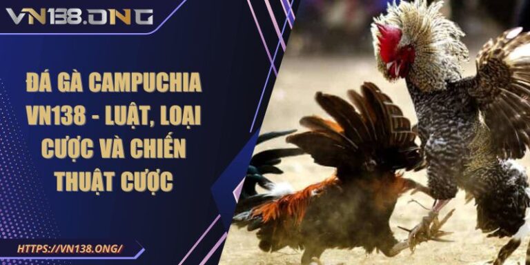 Đá Gà Campuchia VN138 - Luật, Loại Cược Và Chiến Thuật Cược