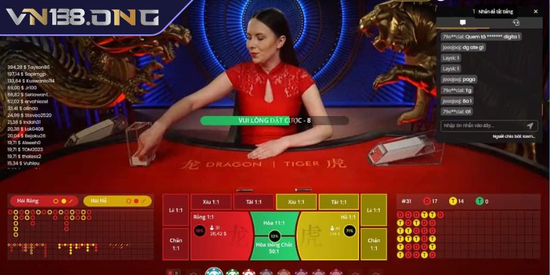 Luật chơi rồng hổ VN138 update từ a đến z cho người mới