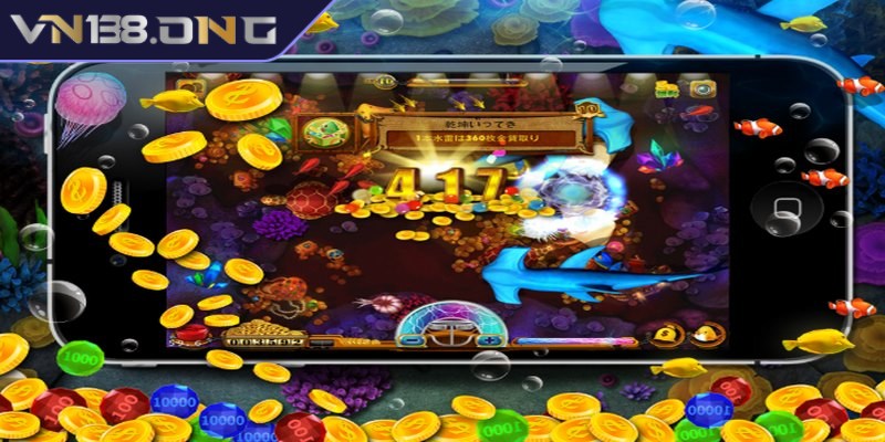 Hệ thống sinh vật biển trong game bắn cá hải tặc 